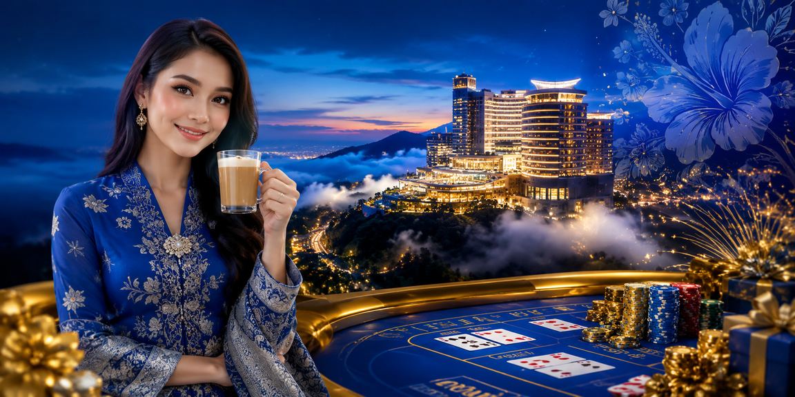 Pemain menikmati permainan kasino mudah alih di Ipoh
